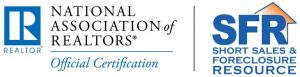 Association of realtors and short sale foreclosure resource logos